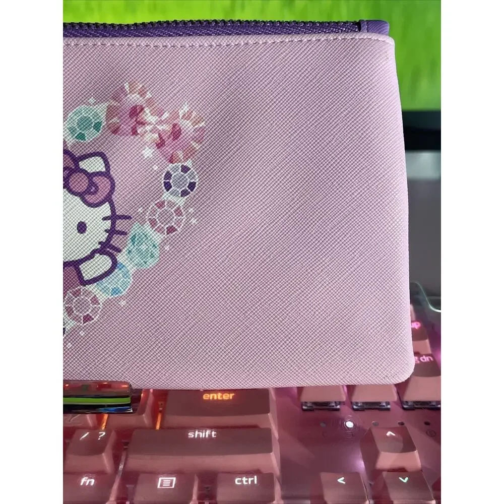 Hello Kitty Pencil Pouch Case Zipper Special 2024 Sanrio HK Bejeweled Pink